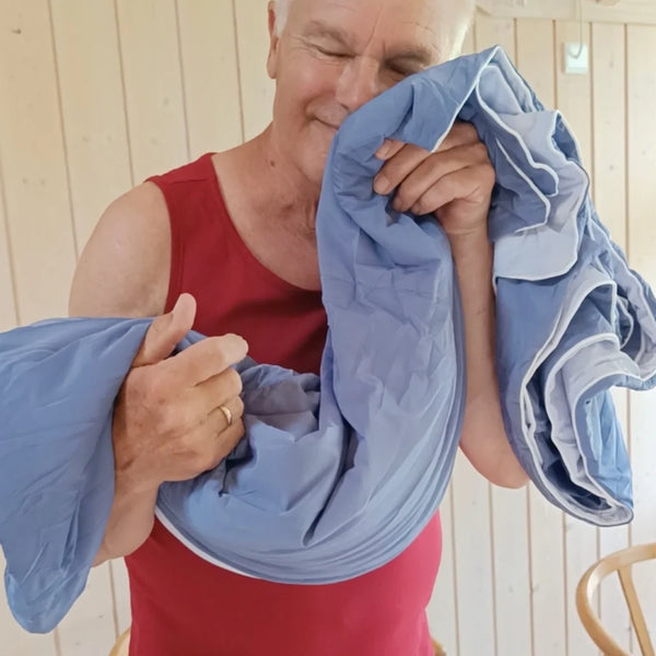 Kvinde svøbt i NapCool