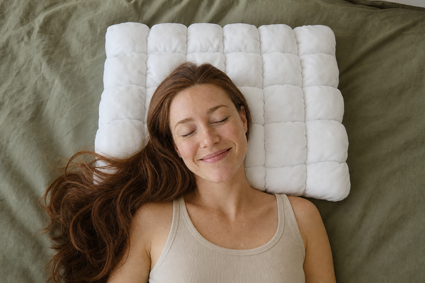 Kvinde sover på CloudOne